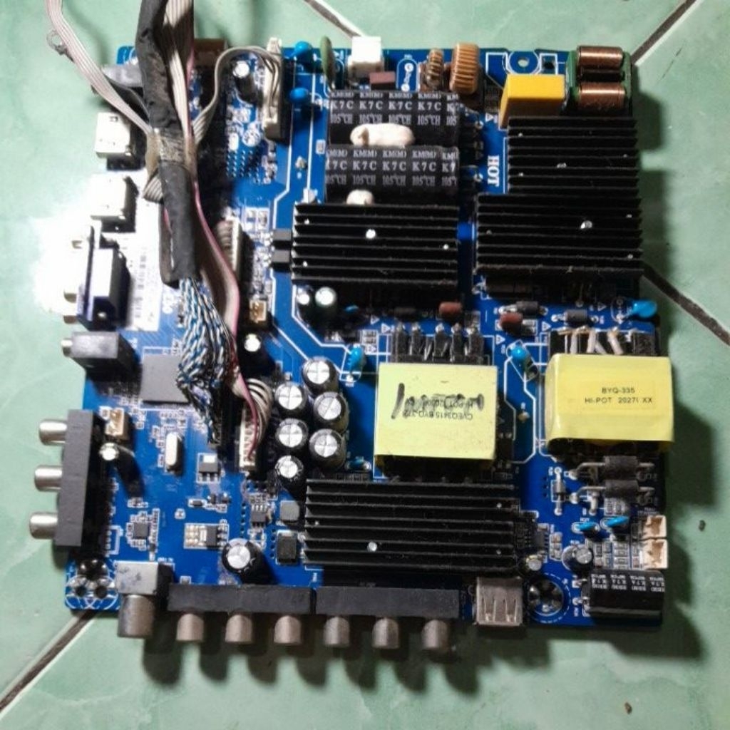 mb mainboard tv led polytron sonbar pld43b1550 43b1550
