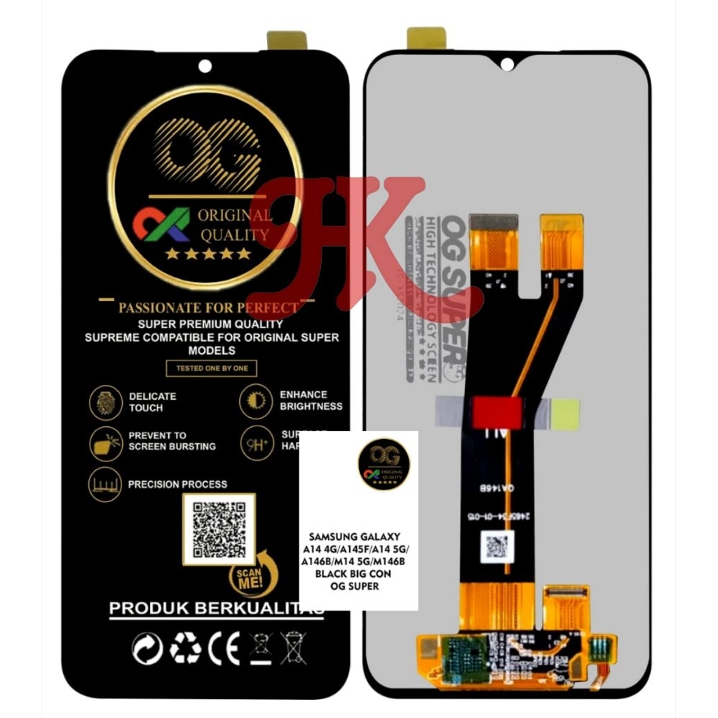 LCD SAMSUNG A14 4G LCD TOUCHSCREEN SAMSUNG A14 5G/A146P SMALL LCD FULLSET ORIGINAL