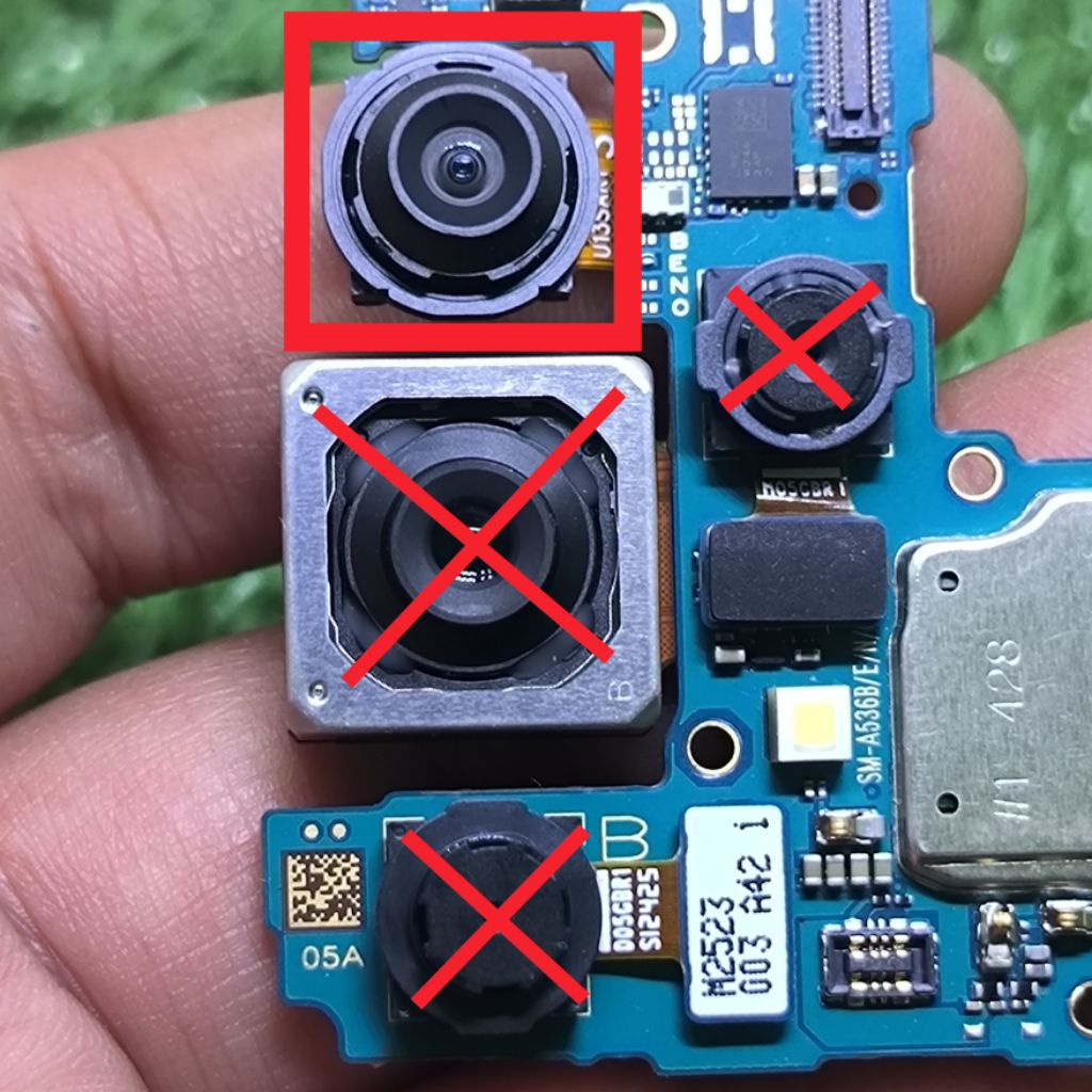 Kamera Belakang Ultrawide Samsung A53 5G - 0.5 Camera Ori Copotan