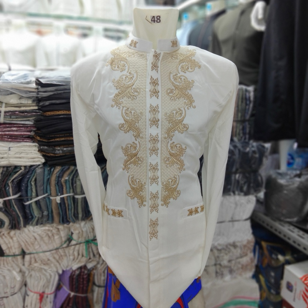 Jasko Mewah Salafy Bordir Dada Kantong Depan Pria Dewasa Muslim Salafy J50 Bordir Dada