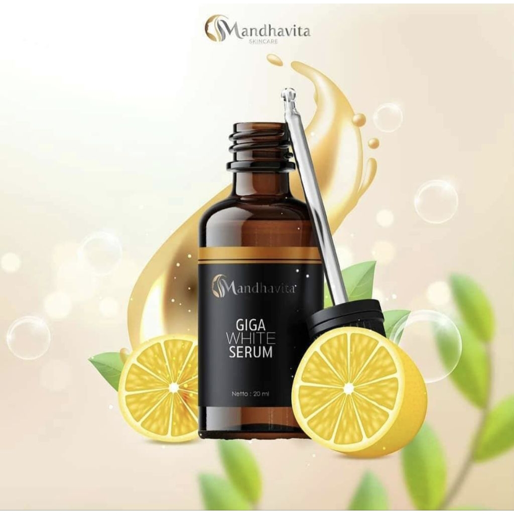 Mandhavita  GIGA WHITE SERUM ( PEMUTIH WAJAH)