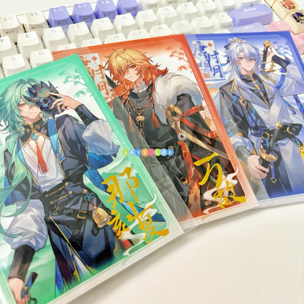 POSTCARD PHAINON MYDEI ANAXA HONKAI STAR RAIL