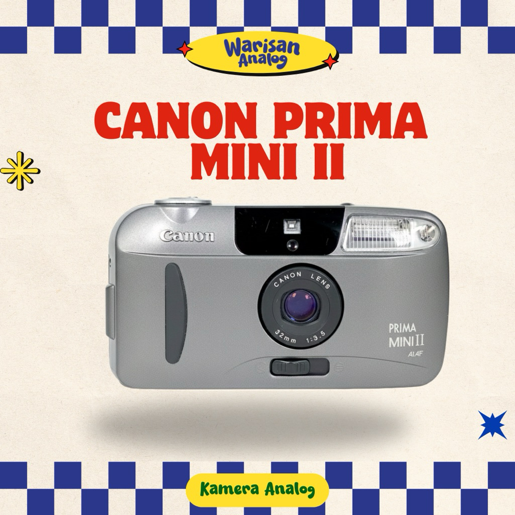 KAMERA ANALOG CANON PRIMA MINI II | REUSABLE CAMERA FILM 35MM