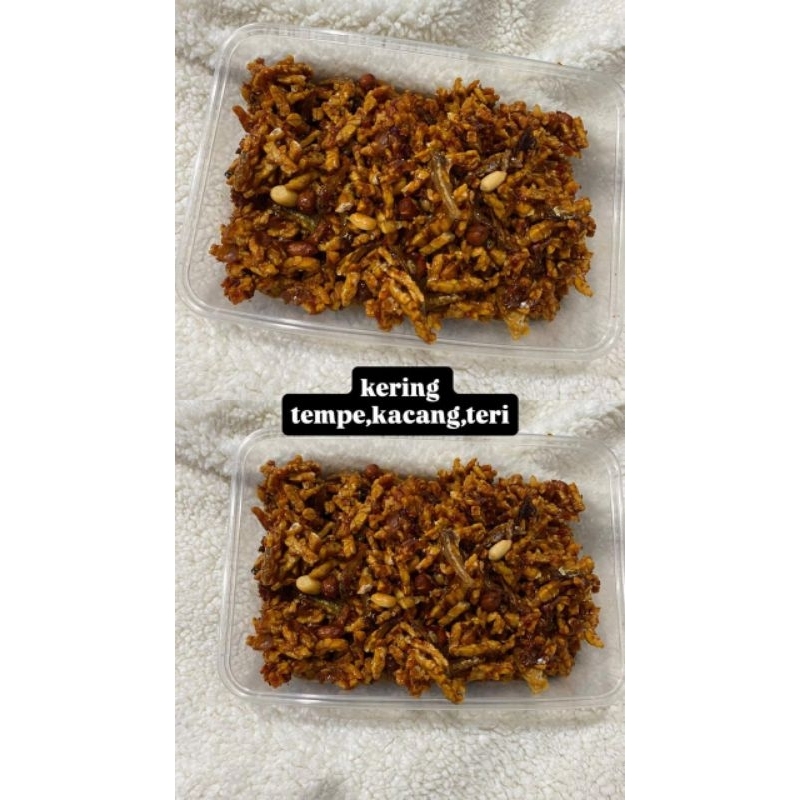 KERING TEMPE,KACANG,TERI 500gram