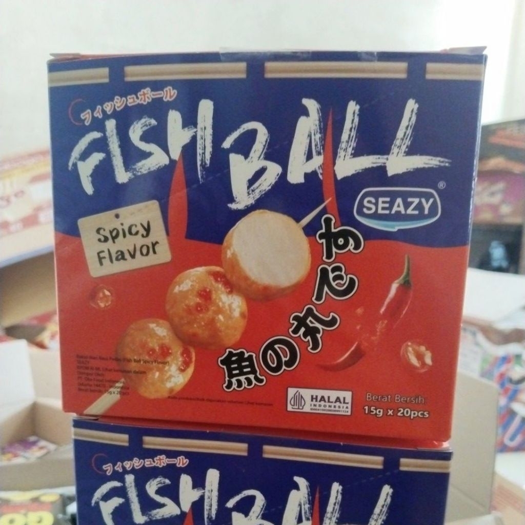 FISH BALL SPICY FLAVOR SEAZY ISI 20PCS