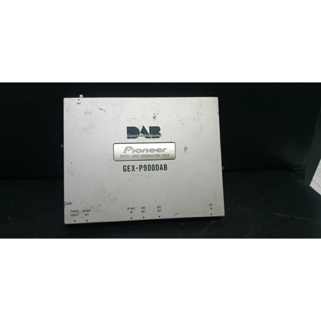 TV tuner mobil Digital audio DAB Pioneer GEX-P900DAB untested