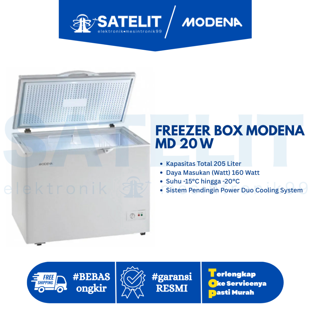 FREEZER BOX MODENA MD20W