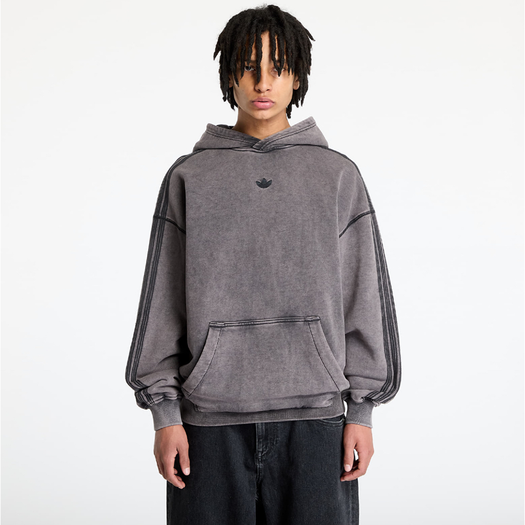 Jaket Sweatshhirt Adidas Premium Essentials Retro Washed Hoodie Jacket Oversize