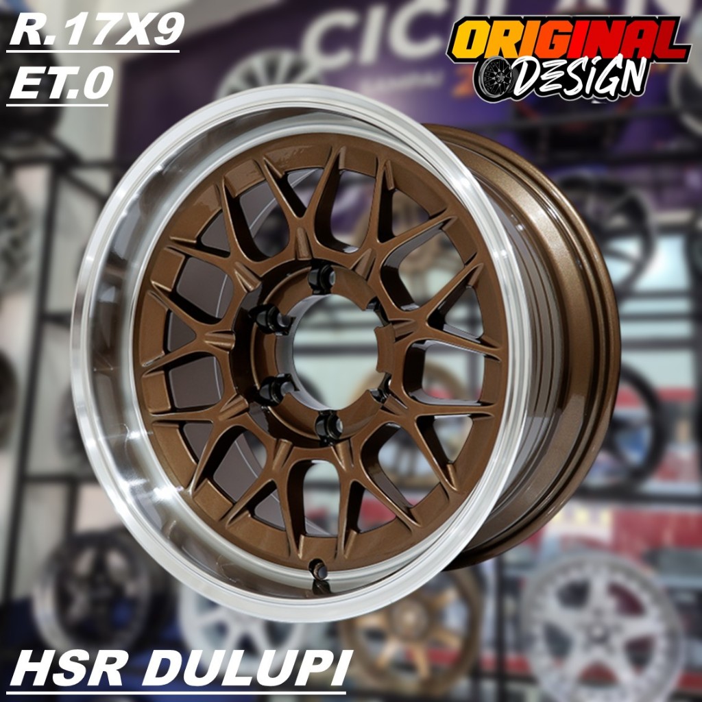 Velg Mobil Ring 17 Buat FORTUNER, HILUX, PAJERO, TRITON, HSR DULUPI R17 Lebar 9