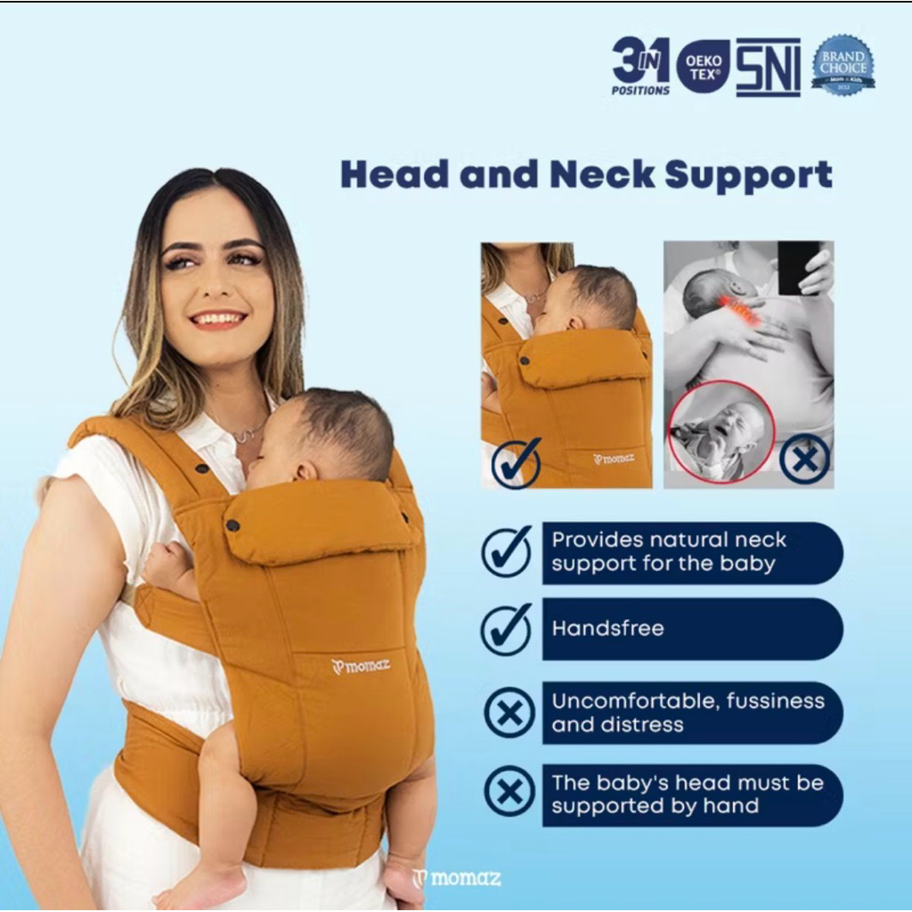 Preloved Momaz gendongan bayi SSC M little loom