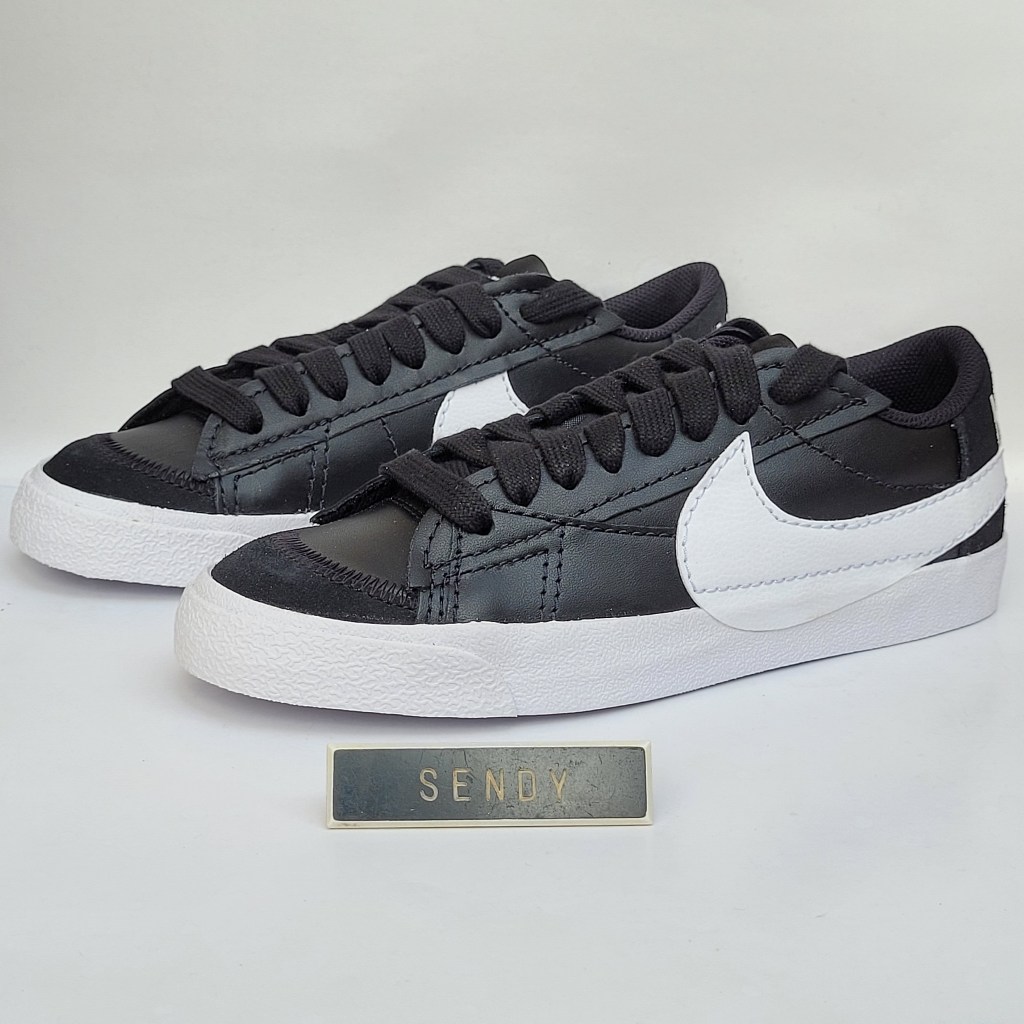 Nike Women's Blazer Low '77 Jumbo Original Sepatu Sneakers Sneaker Wanita Cewek Black Hitam Ori BNIB