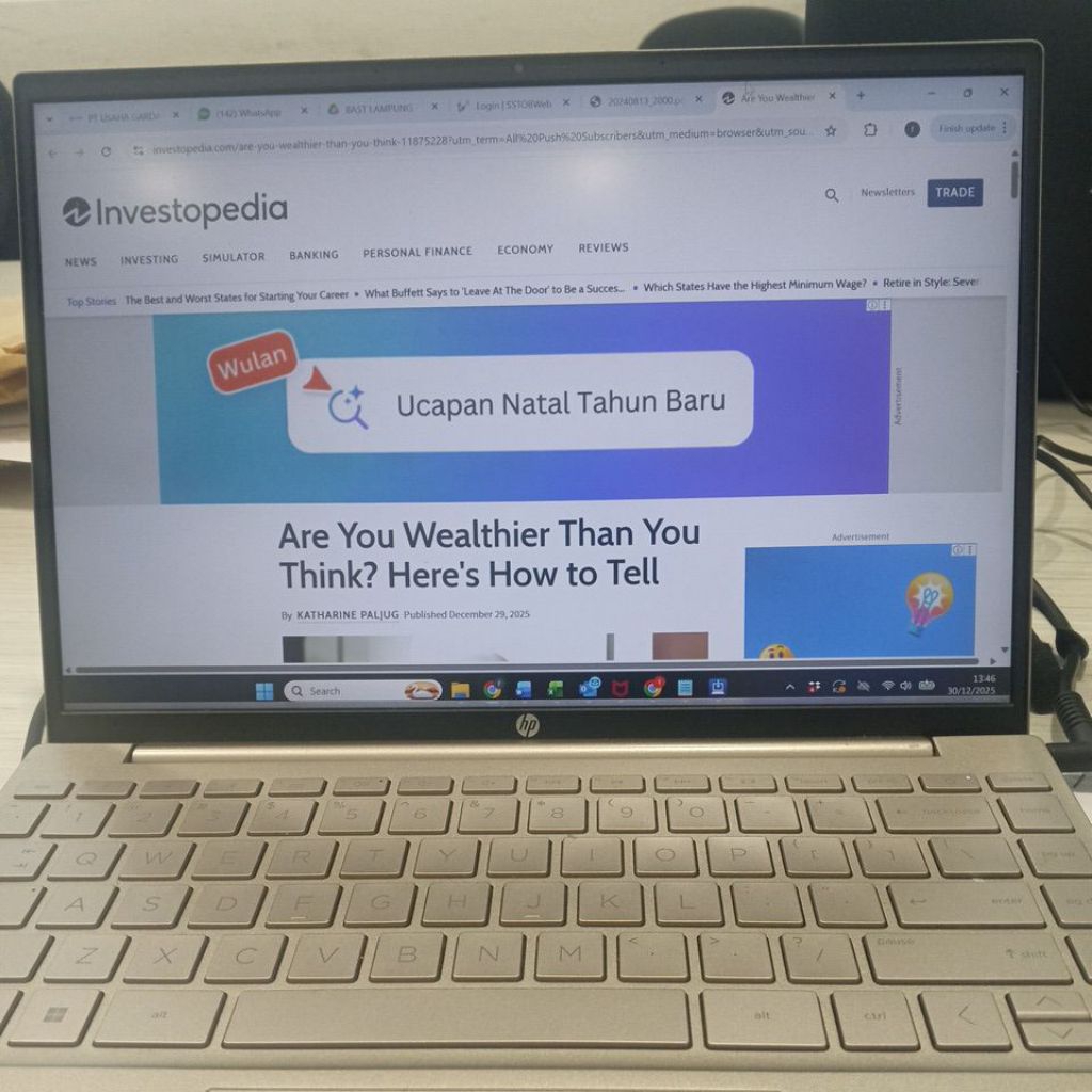 Laptop HP Pavilion Aero model 13-be1001au