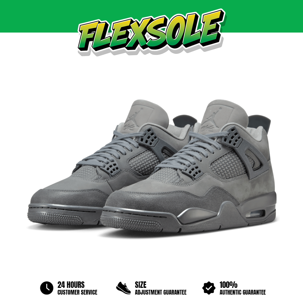 Sepatu Nike Air Jordan 4 SE Paris Olympics Wet Cement Grey Sneakers Authentic