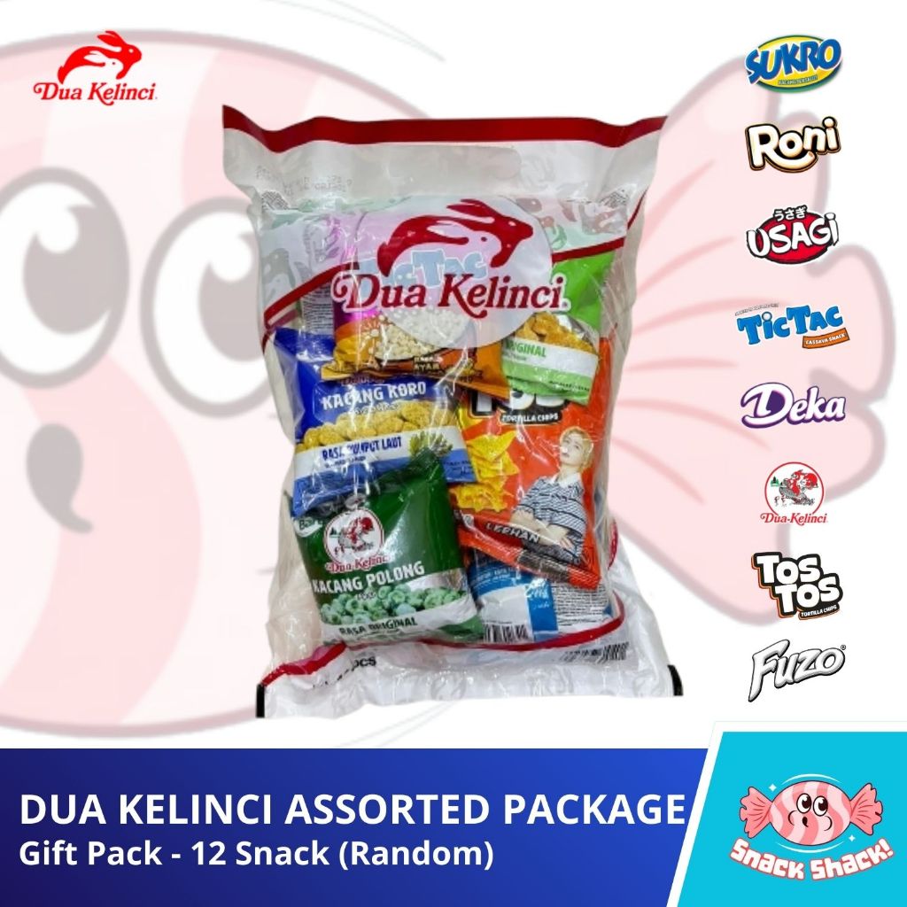 Dua Kelinci ASSORTED PACKAGE 12S (Gift Pack) - Snack Shack
