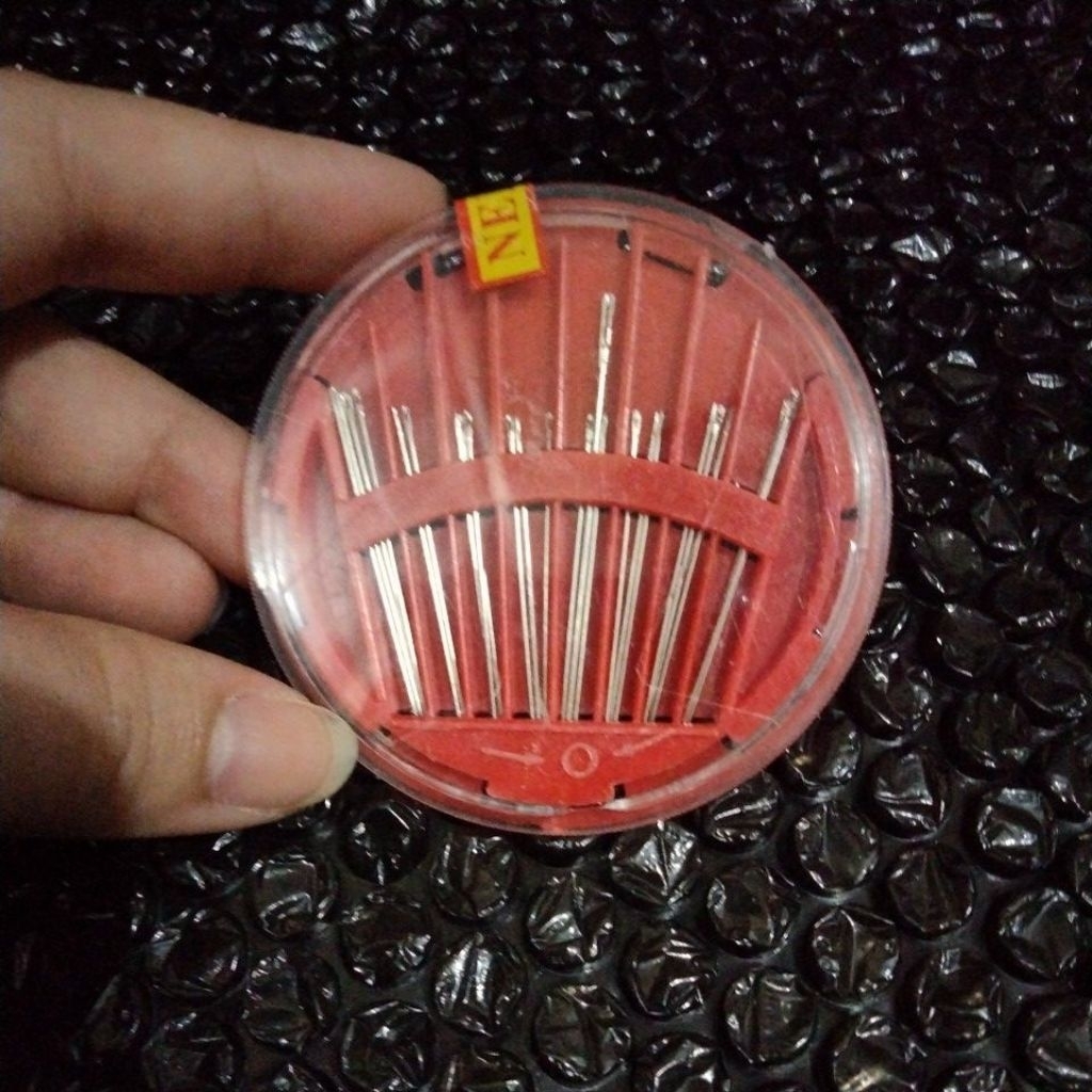 Jarum Jahit Tangan set/ Jarum jahit piringan/ jarum jahit lingkaran/ jarum jahit bulat