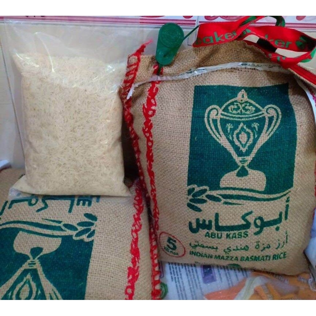Beras Basmati Abu kass 1kg/Rice Basmati Abukass Premium Asli India