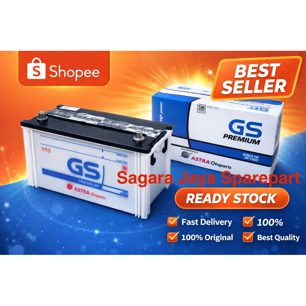 GS Battery Astra N100 100 Ampere