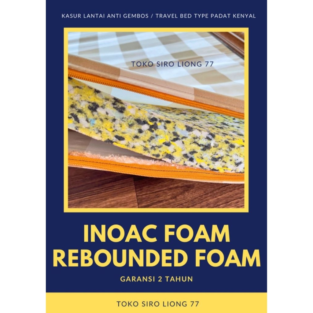 Kasur Busa inoac Rebonded 140x180x5 / Kasur Lantai Inoac / Kasur Lipat Inoac Busa ANTI GEMBOS TEBAL 