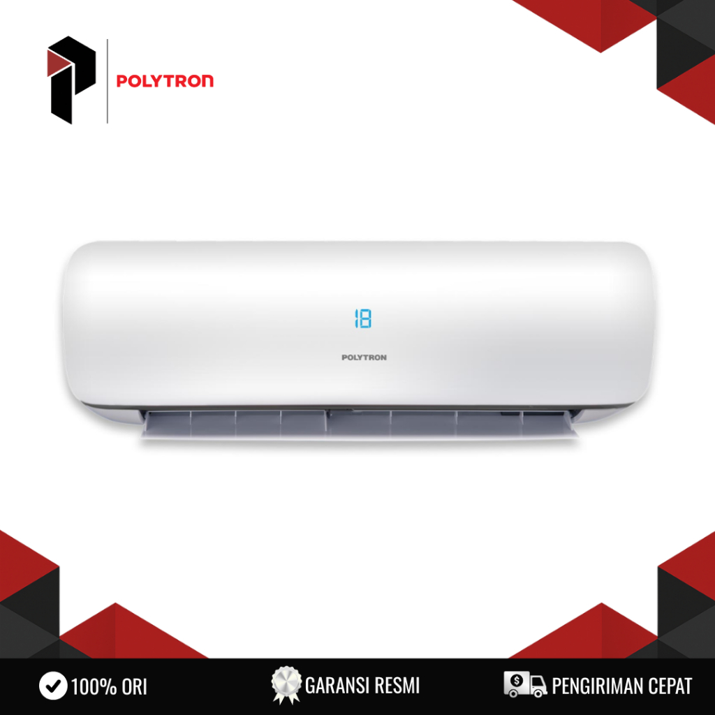 POLYTRON AC Split 1 PK PAC 09VZ (Even Airflow, Quiet Motor) 9.000 BTU/h 820W R32 Eco Friendly Turbo 