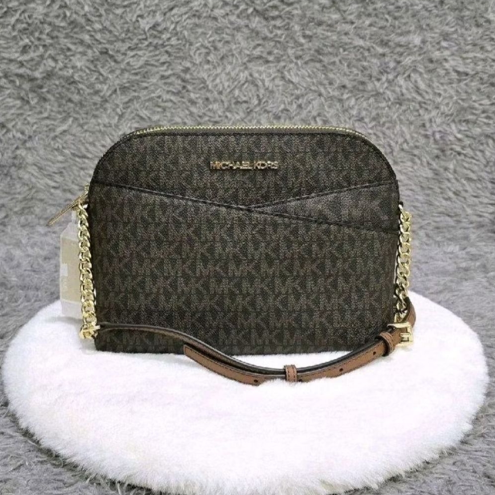 (100% ORI) MK JET SET TRAVEL MEDIUM DOME CROSSBODY