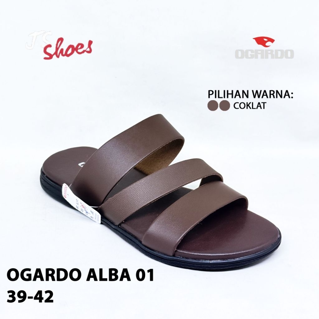 OGARDO ALBA 01 - SANDAL SLOP CASUAL PRIA DEWASA MERK OGARDO ORIGINAL