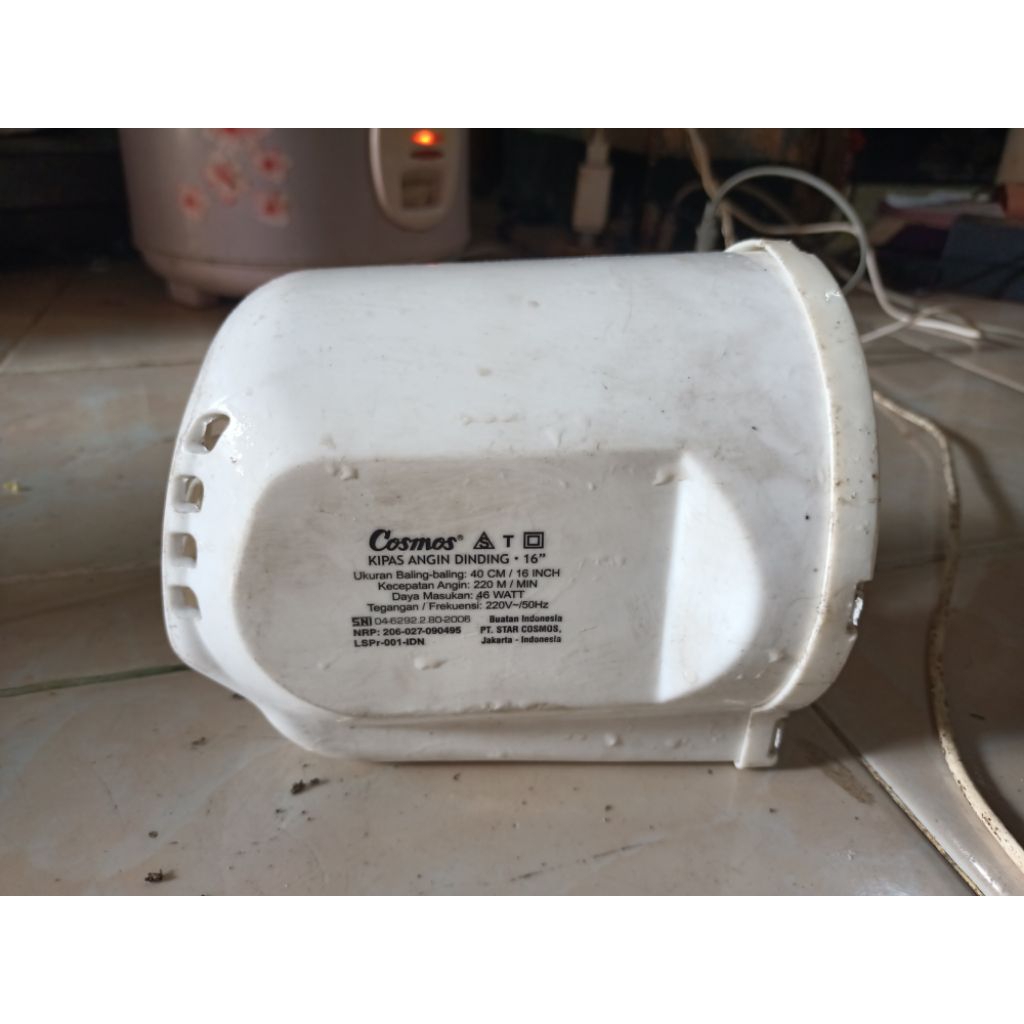 COVER DINAMO KIPAS ANGIN COSMOS 16 INC FULL SET ORIGINAL COPOTAN