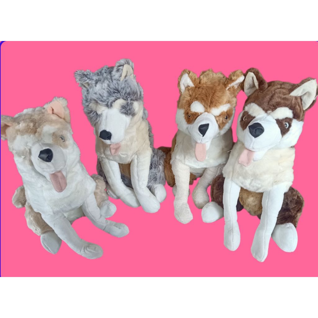 Bonaka serigala/boneka anjing/ukuran L