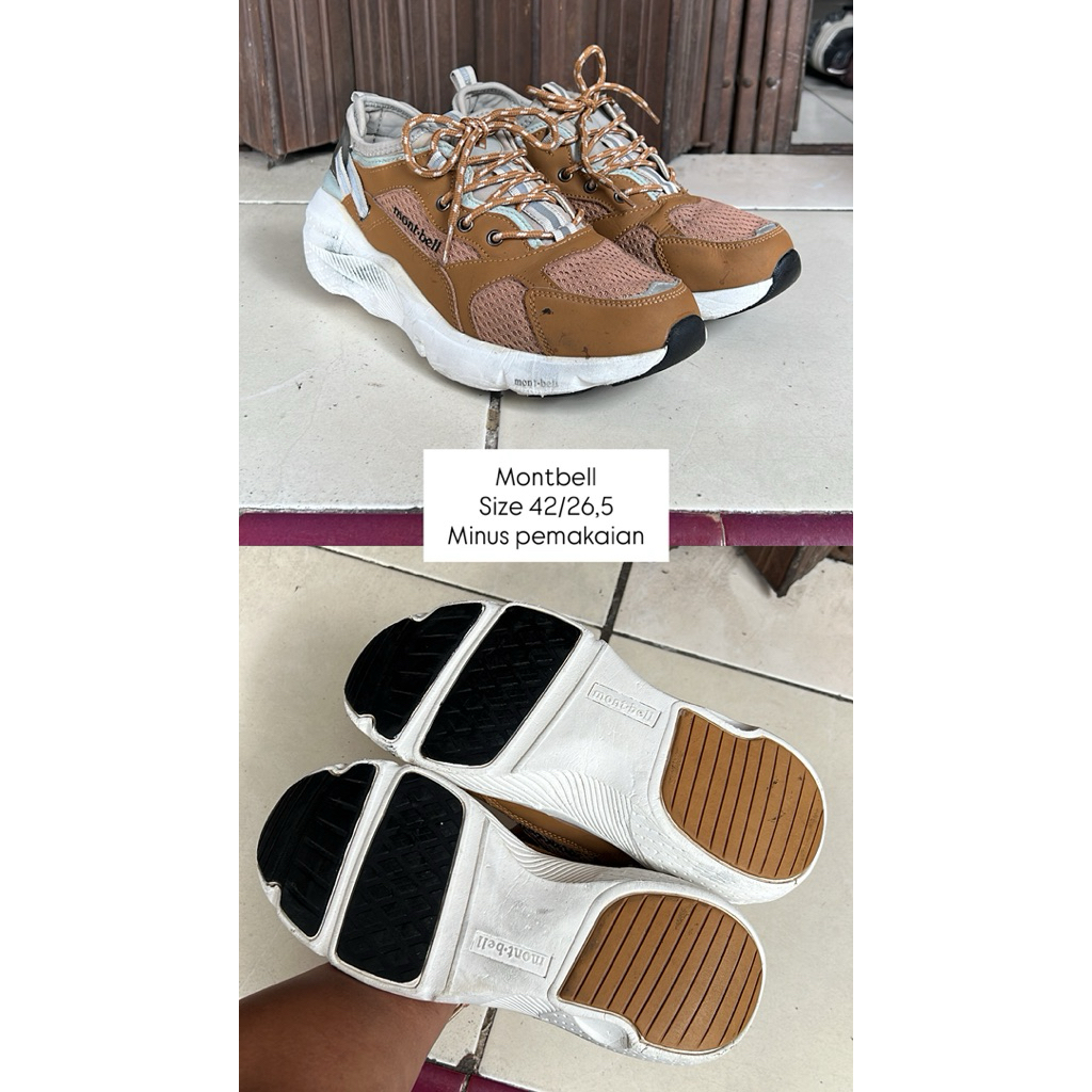 sepatu Montbell Size 42/26,5