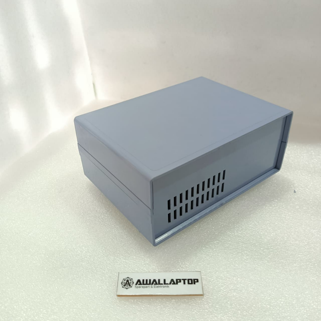 box plastik ABS box DIY elektronik CRO box power supply enclosure biru