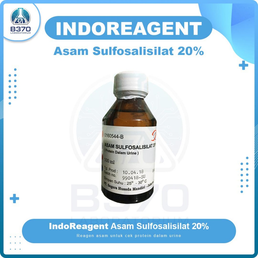 Indo Reagen  Asam Sulfosalisilat 20% 100ml