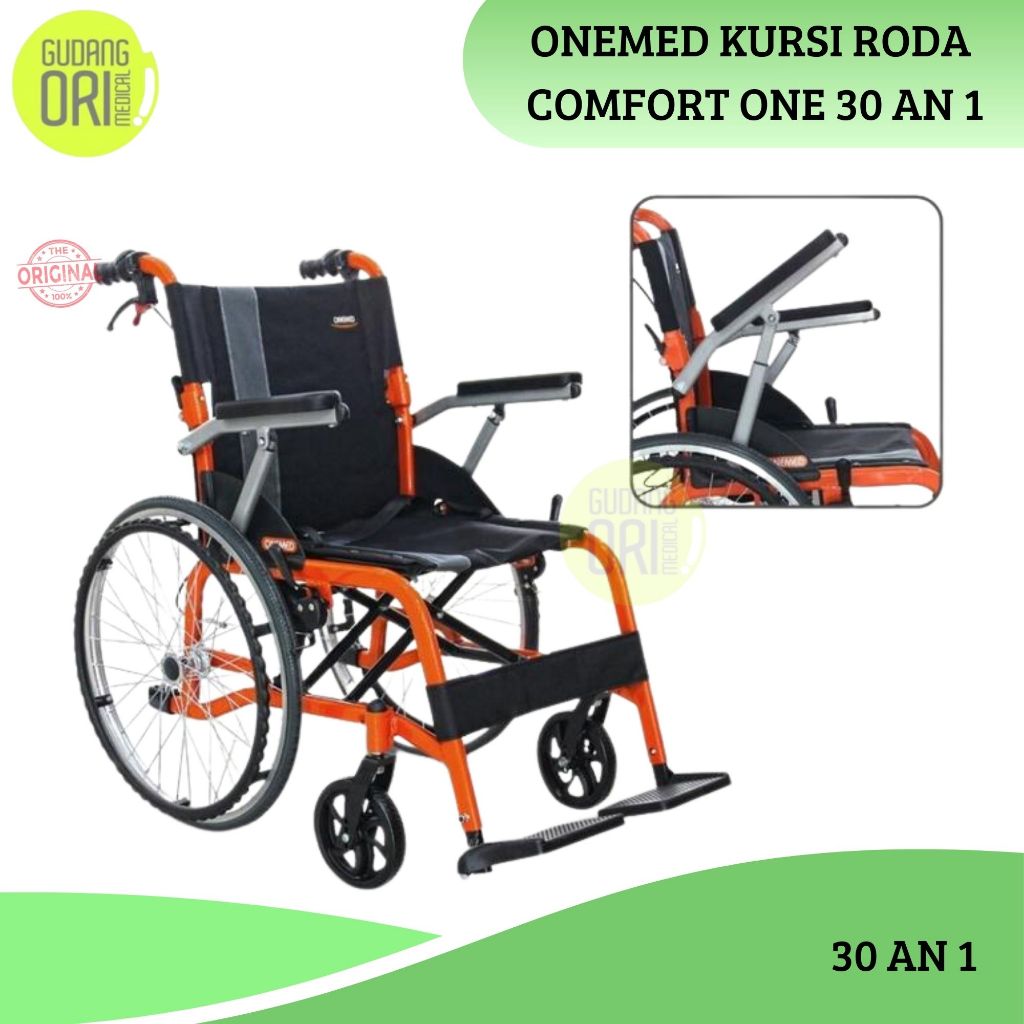 KURSI RODA TRAVEL COMFORT ONE 30 A ONEMED / Kursi Roda Travel Portable