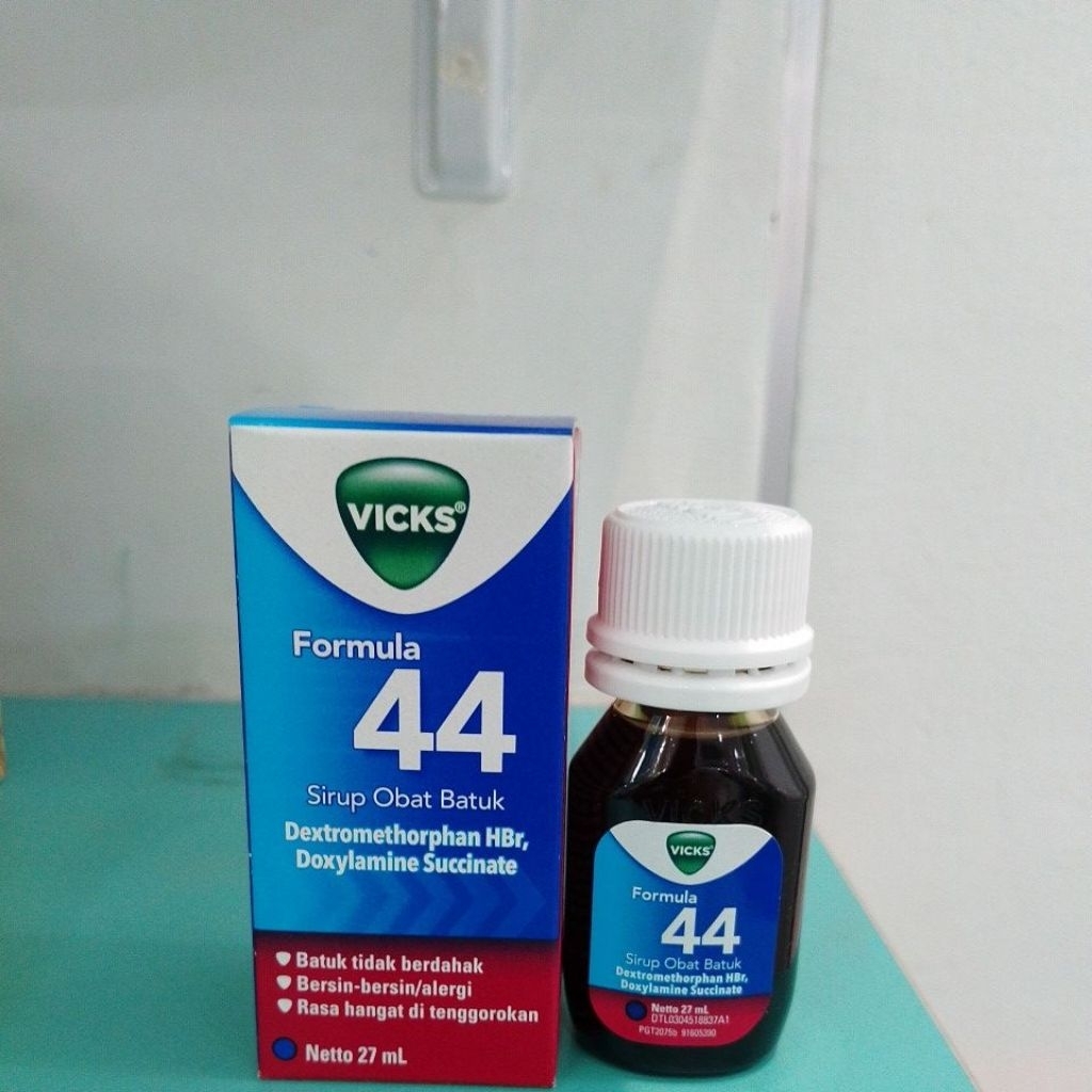 OBAT BATUK DEWASA | VICKS FORMULA 44 27ML