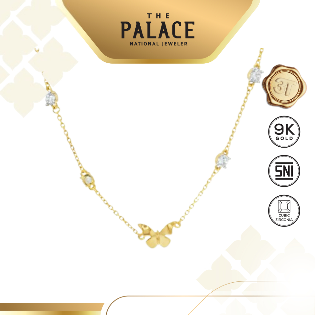 The Palace Basic Necklace / Kalung Butterfly 9K