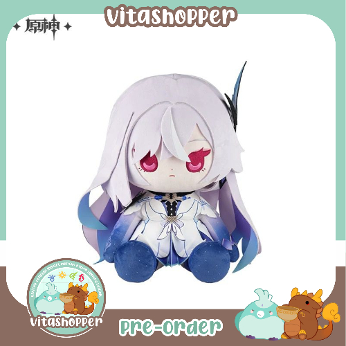 [Pre order on Indonesia only] -  Genshin Impact Skirk & Childe Sitting Plushie