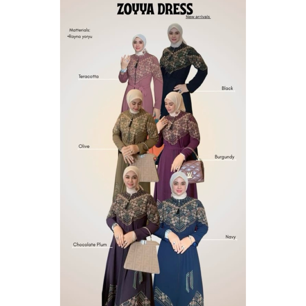 Zoyya abaya by Nazwa