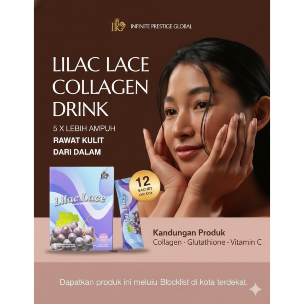 Lilac Lace Collagen Drink Antioksidan Vitamin C E