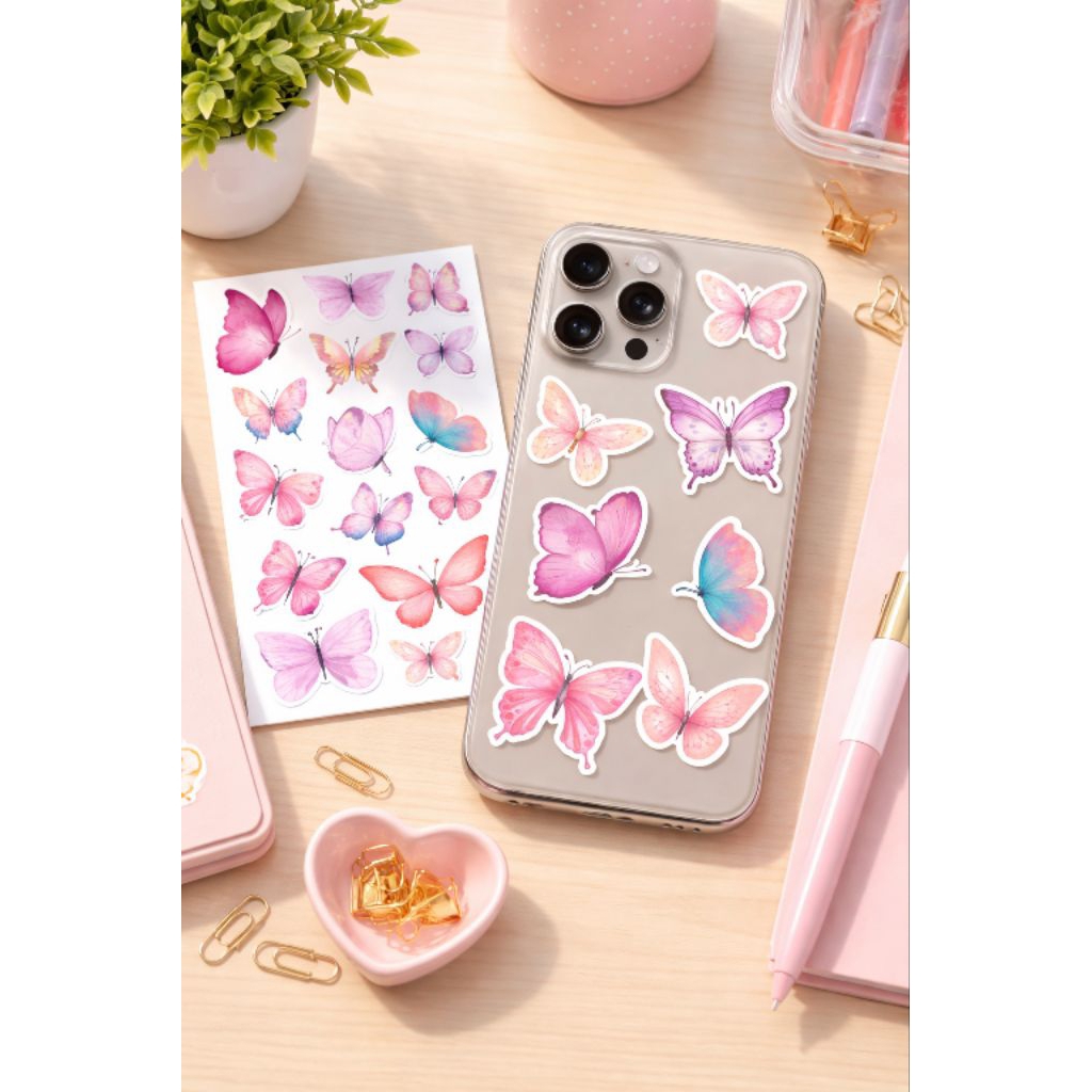 Stiker Korean Look| Korean Study Sticker Aesthetic | Girl Daily Activity | Sticker Jurnal & Planner 