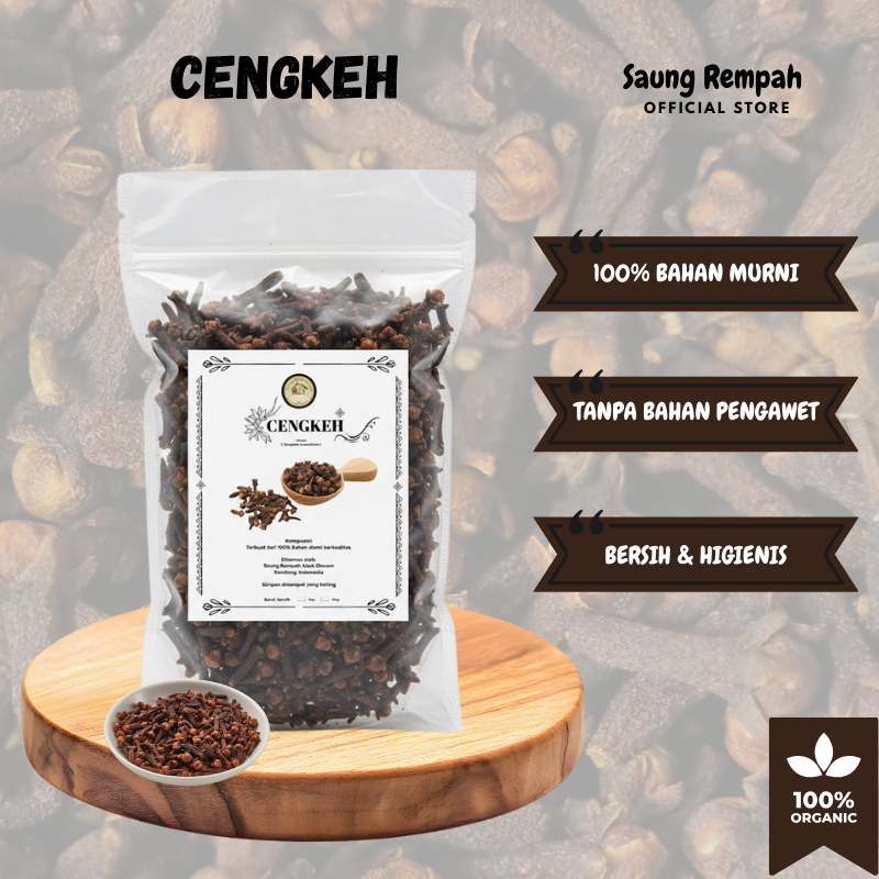 SR - Cengkeh Cloves Asli 30 gr 50 gr 100 gr Rempah Tradisional Indonesia 100% Premium Quality