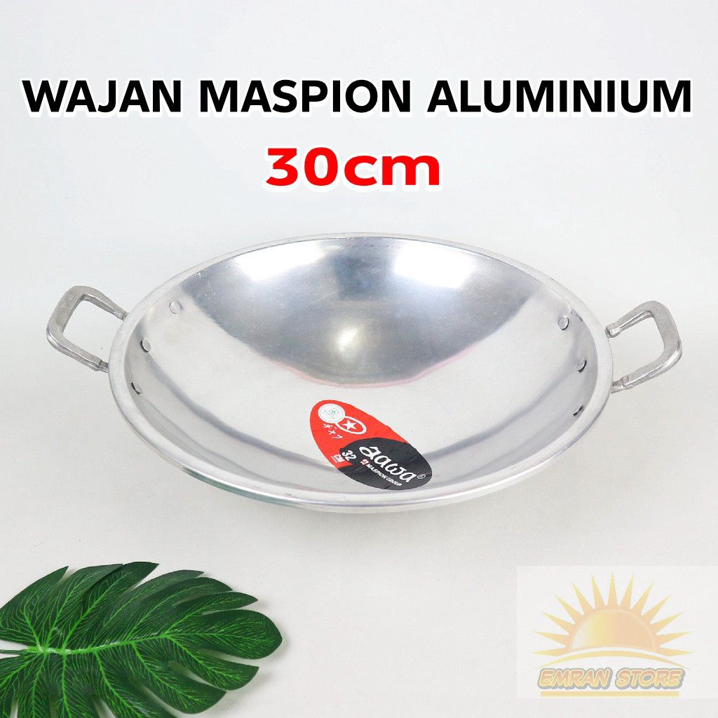 wajan aluminium Maspion/wajan  penggorengan aluminium/murah/wajan aluminum