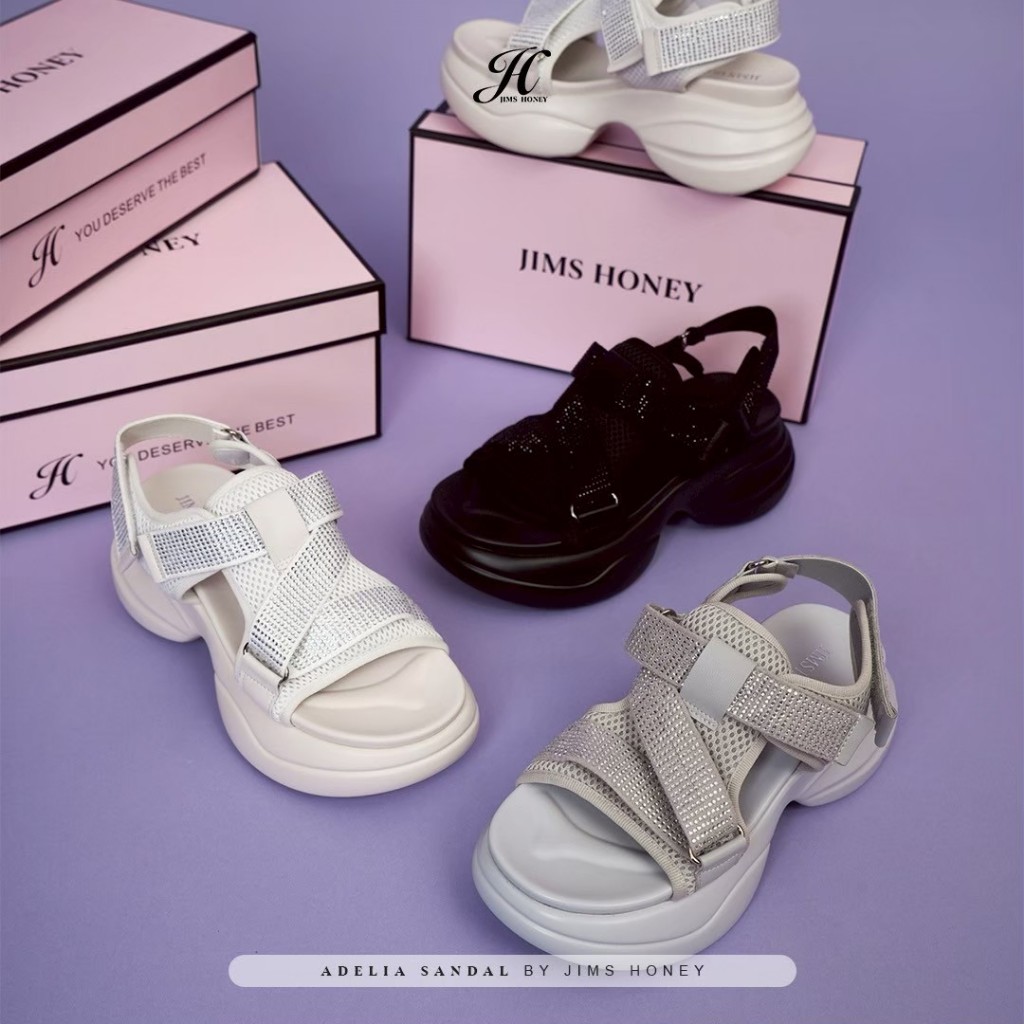JIMS HONEY SANDAL WANITA ADELIA  (Free Exclusive Box) TERBARU 2025