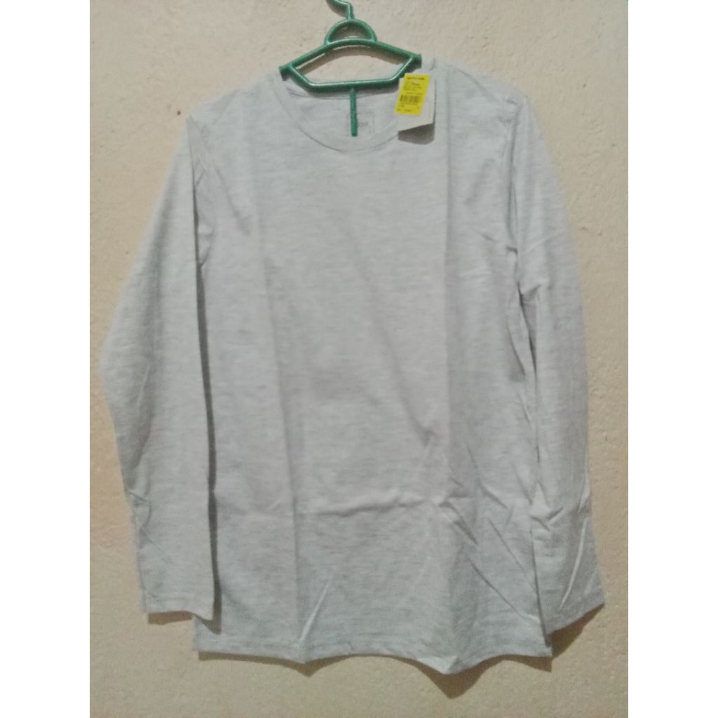 T-shirt Atasan T Zone M Baju Pakaian Kaos Atasan Polos Lengan Panjang