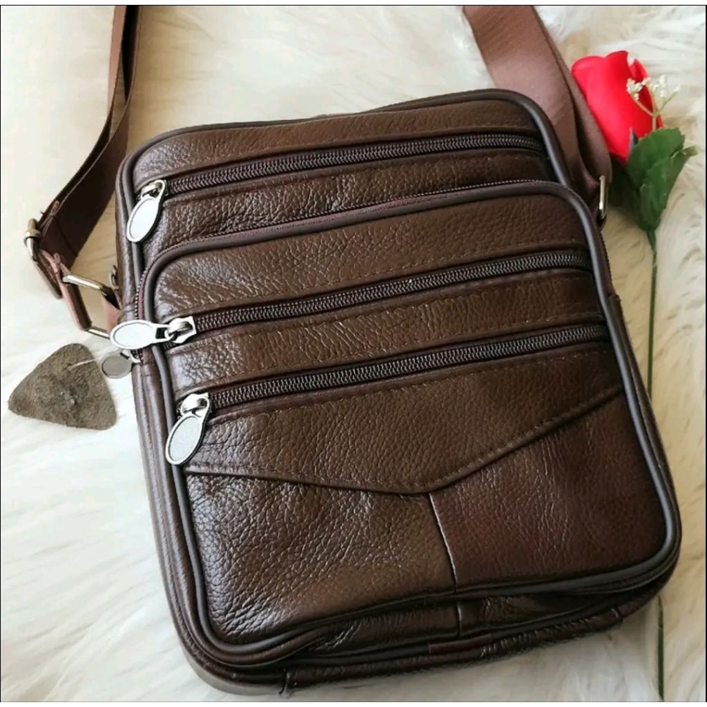 Tas kulit asli tas selempang kulit sapi asli tas kulit sapi import tas selempang kulit sapi asli 100