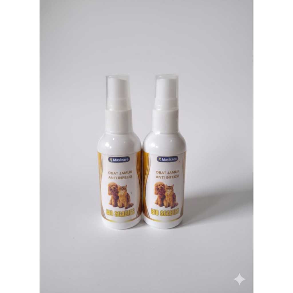 obat jamur scabies MAXICARE 60ml obat scabies kucing anjing