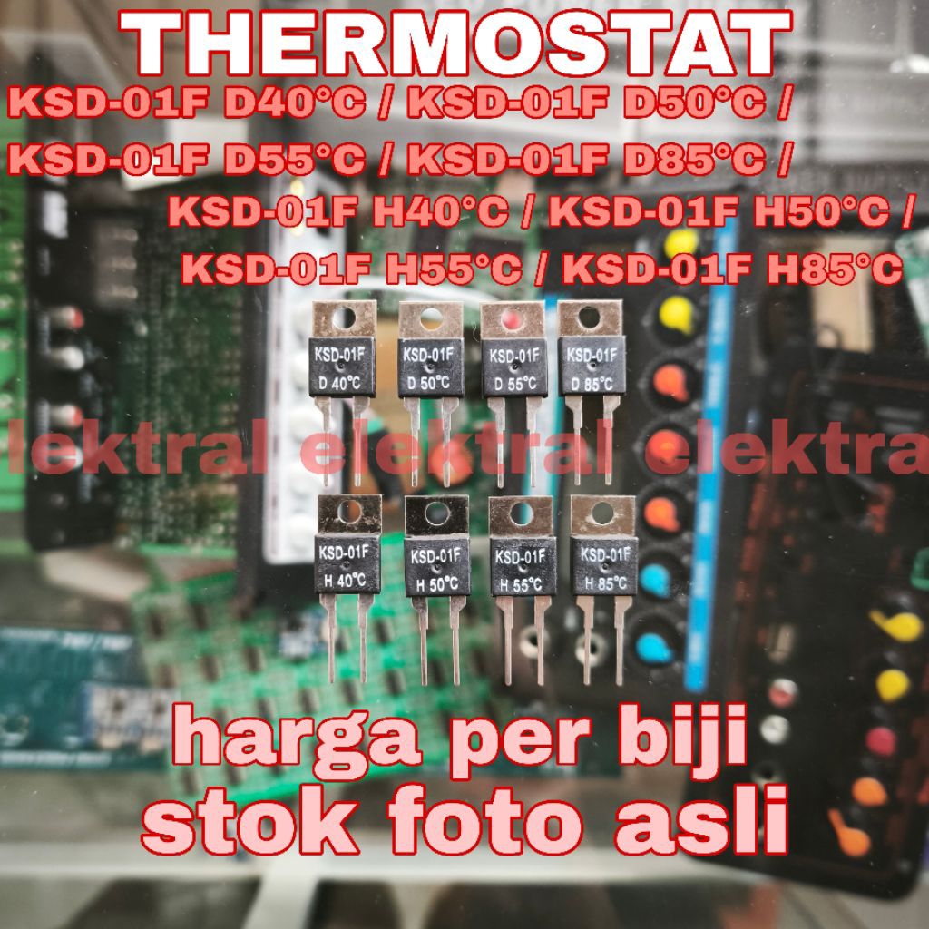 KSD-01F D40°C / KSD-01F H40°C / KSD-01F D50°C / KSD-01F H50°C / KSD-01F D55°C / KSD-01F H55°C / KSD-