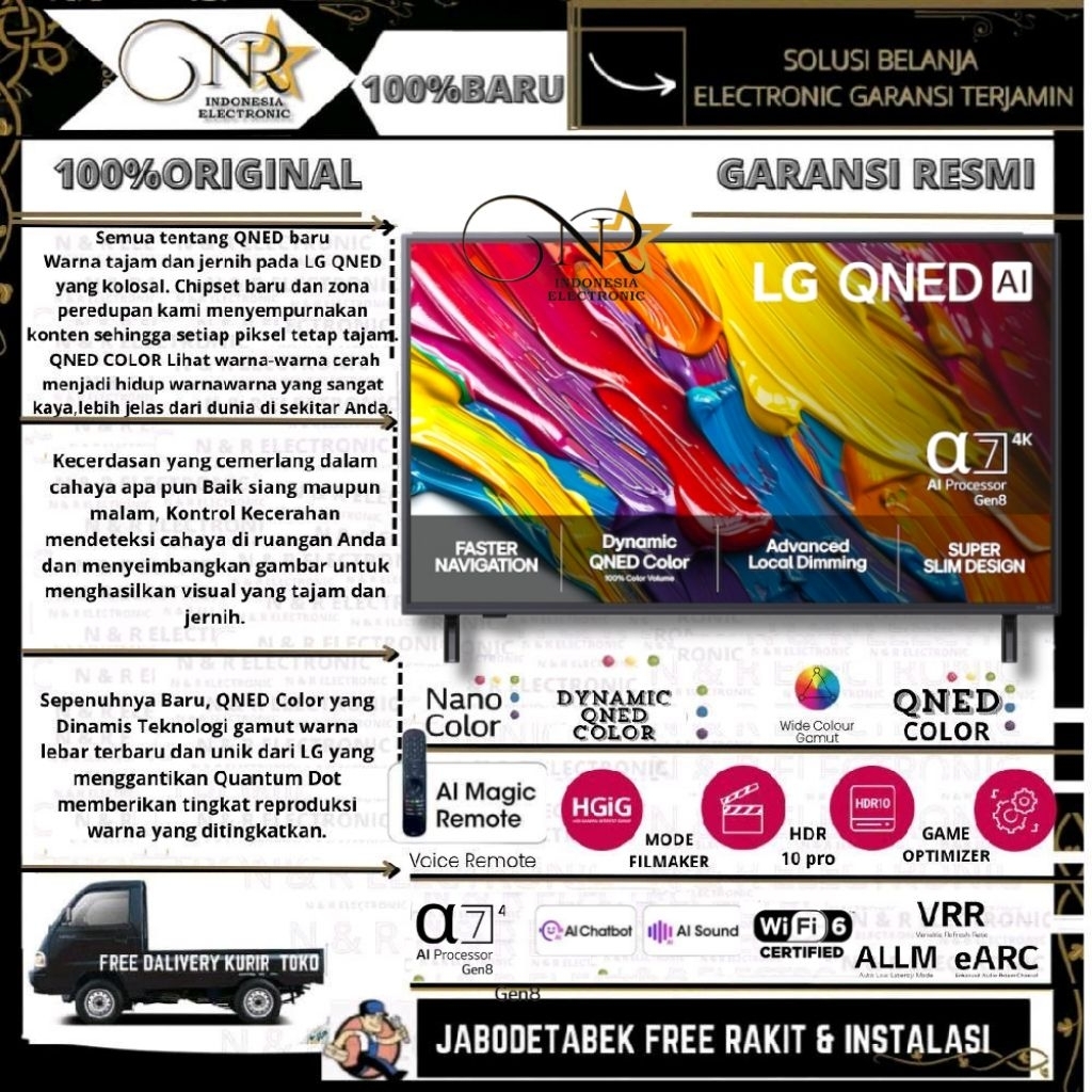 LG 43QNED82ASA SMART TV 43 INCH 2025 - 43QNED82ASA