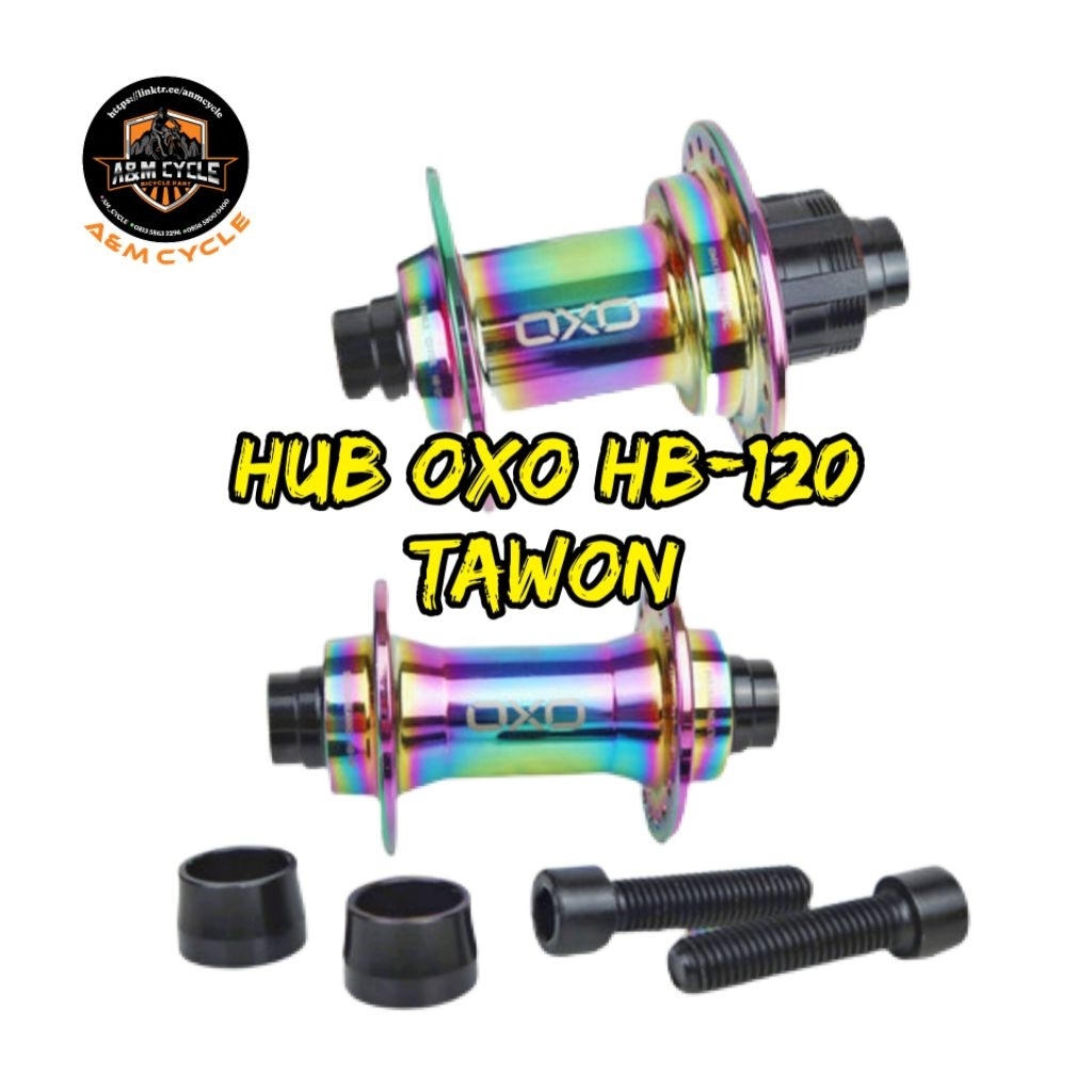 Hub freehub sepeda BMX OXO HB-120 suara jangkrik 6pawl 36hole Alloy bearing depan belakang