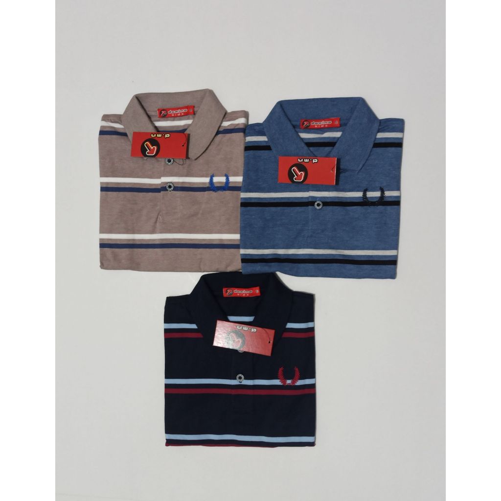 KRAH SALUR ANAK DOMINO/ KAOS DOMINO KIDS/ BAJU ANAK/IVAN KIDS