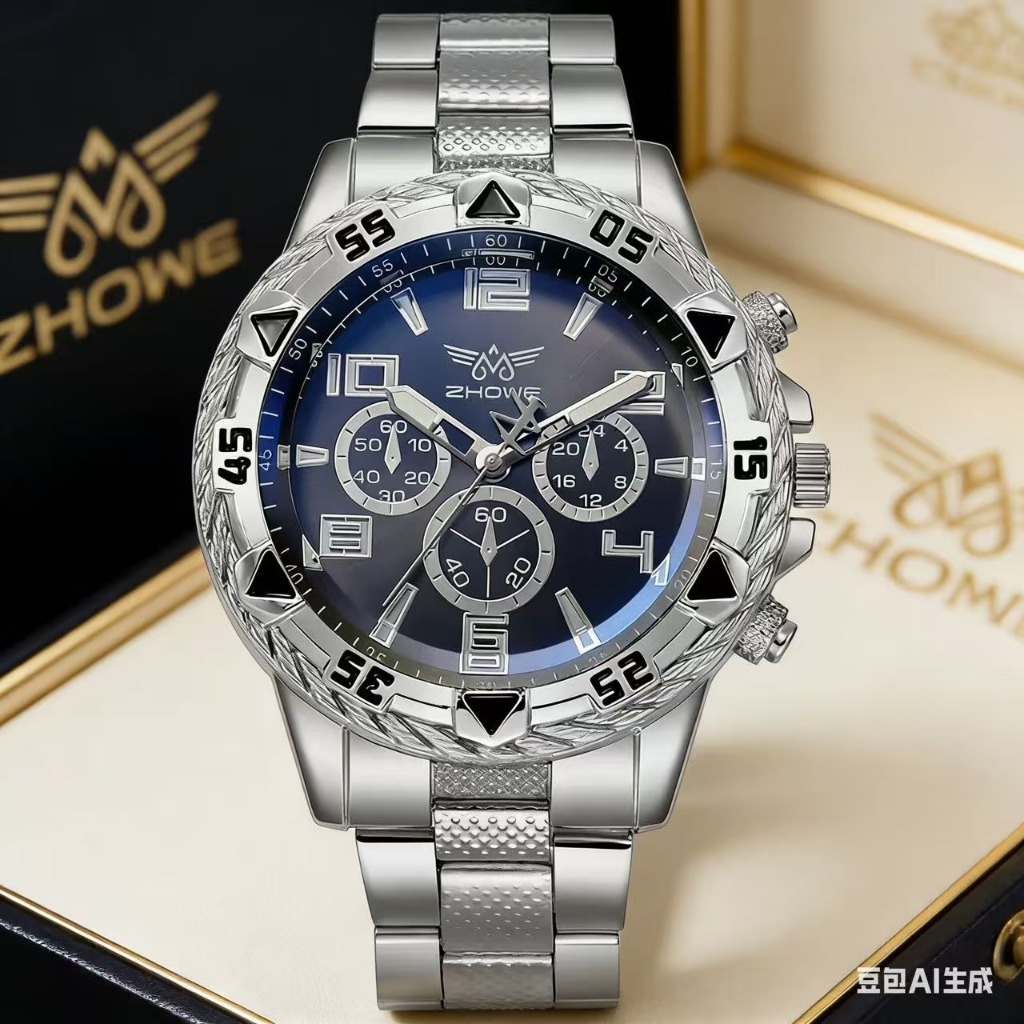 JAM TANGAN PRIA ORIGINAL BRANDED 100% TERBARU KUARSA STAINLESS STEEL ANALOG JAM TANGAN RANTAI PRIA