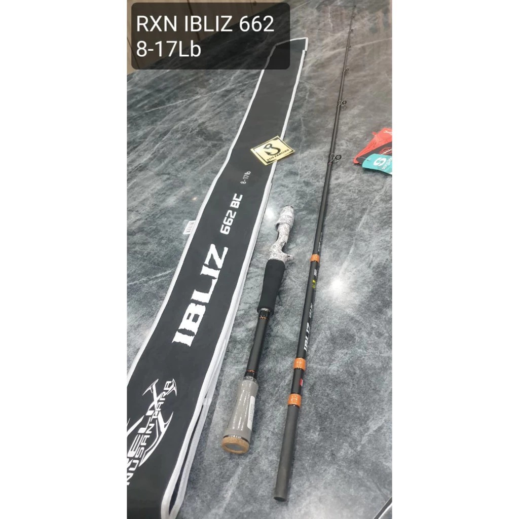 Joran BC Relixnusantara IBLIZ 662 8-17LB , 662 6-12LB DAN 2-6LB
