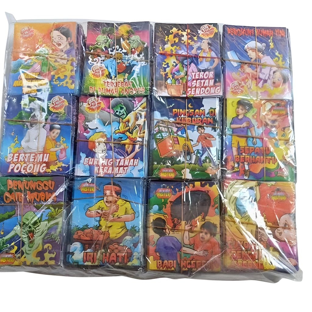 50 Buku Komik Mini Misteri Dg Dongeng Anak Ukuran 8x9cm